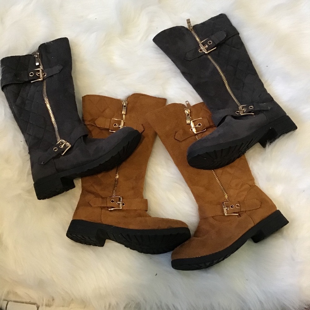 Sitos 2-Pair Tall Quilted Boots Bundle 13